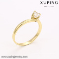 14218 xuping 14k Farbe Kupfer Kupfer Schmuck Frauen Gold Verlobungsring